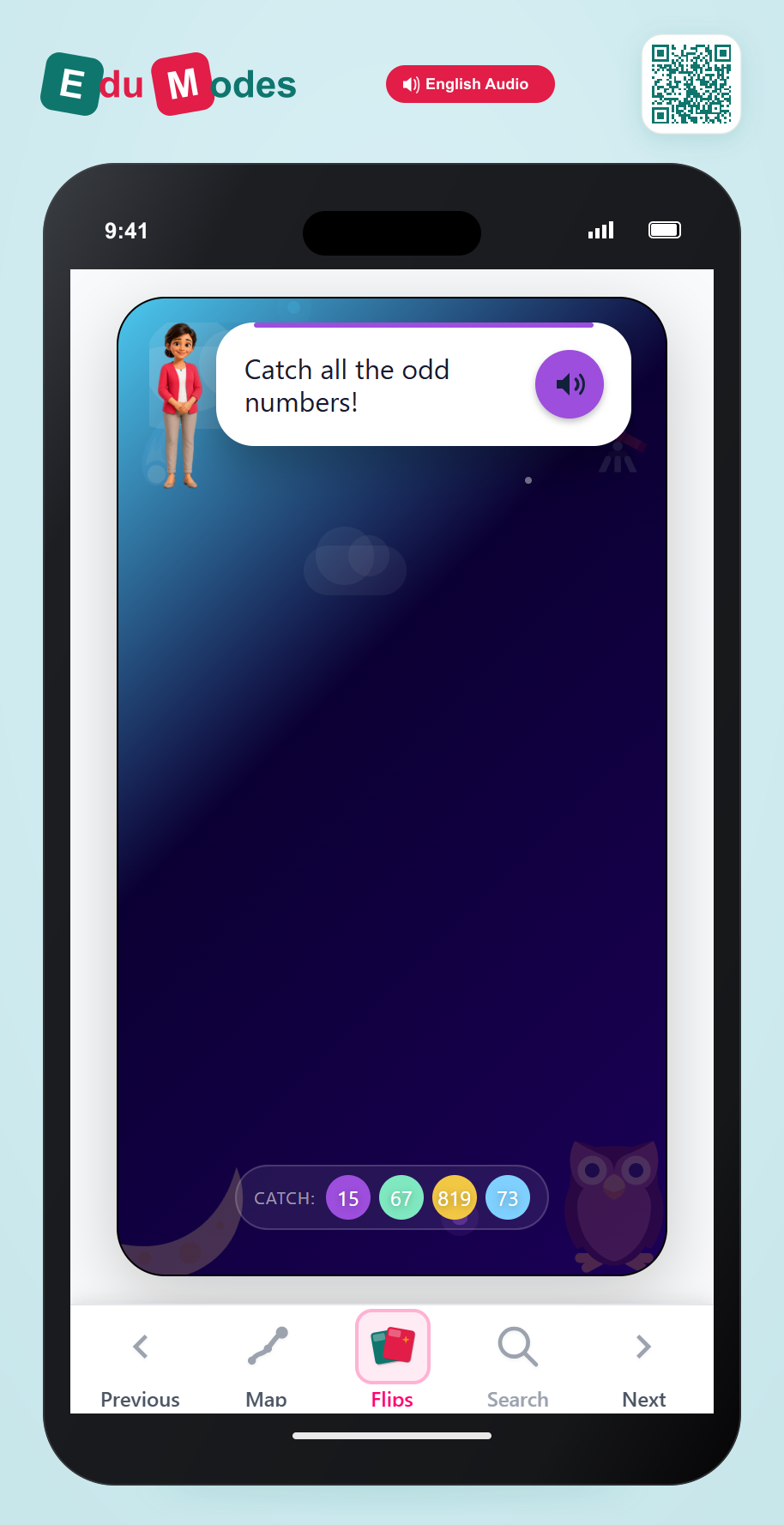 Catch the Odd Numbers - Interactive Learning Game Preview