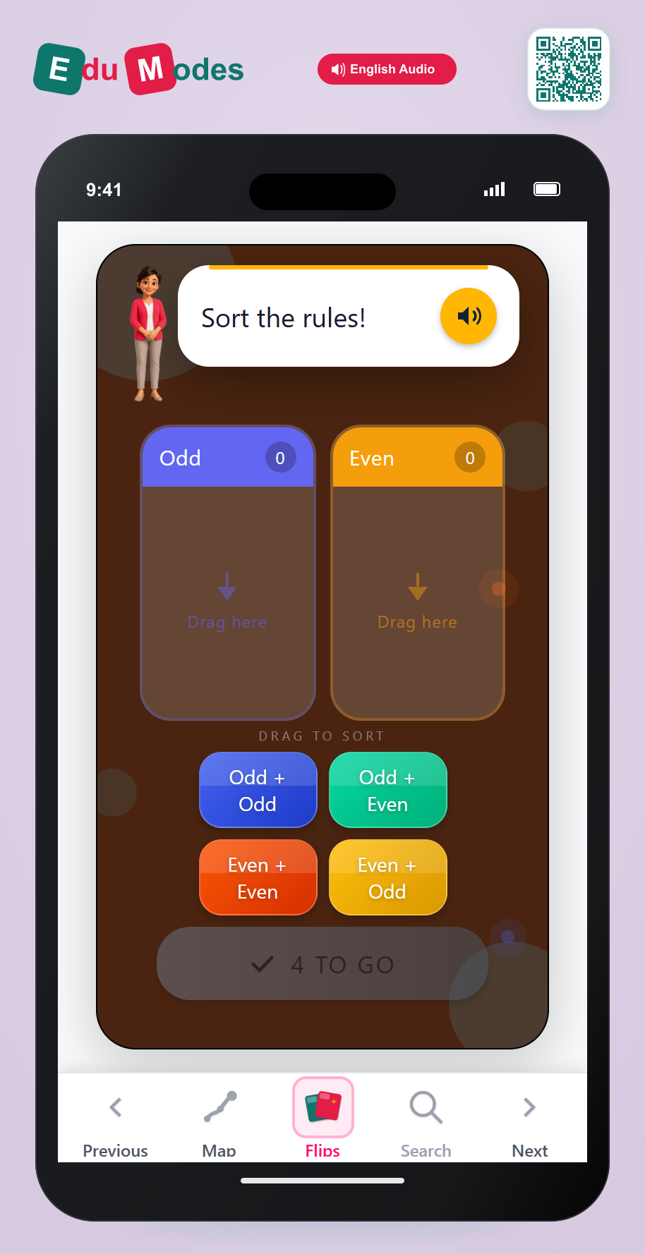 Sort the Math Rules - Interactive Learning Game Preview