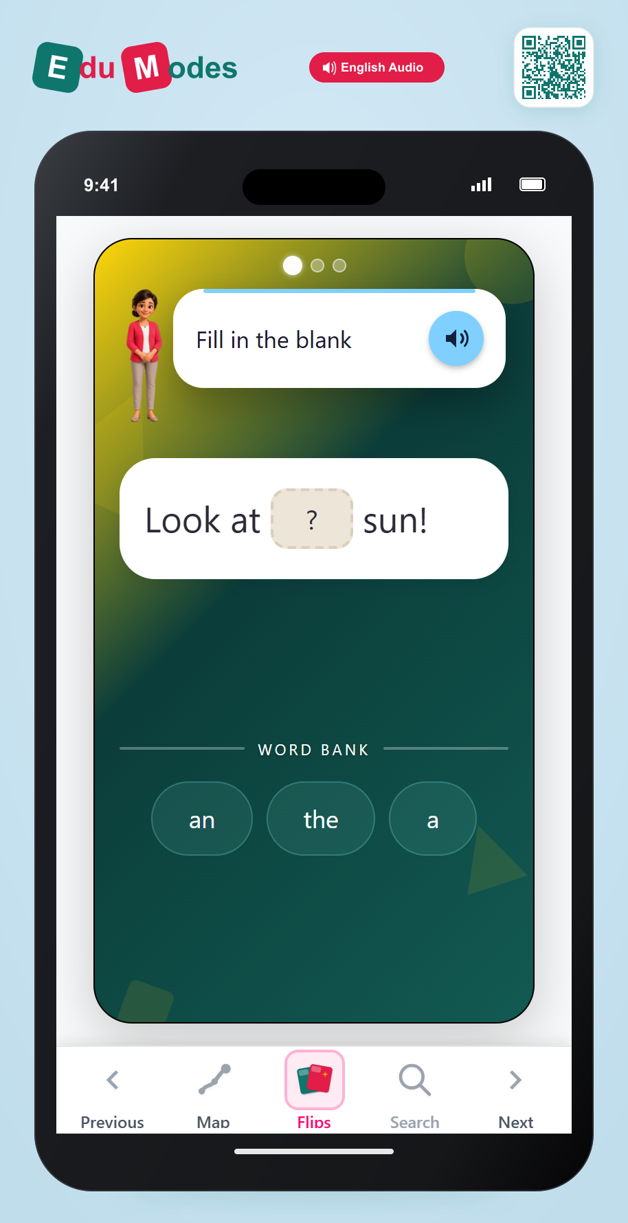 Intro to The: Unique Nouns - Interactive Learning Game Preview