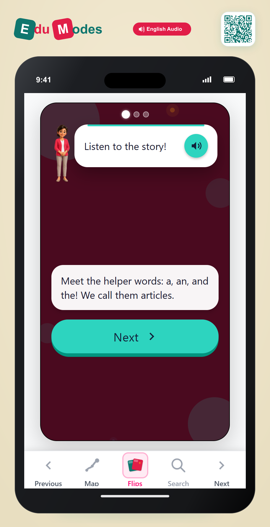 Identify articles - Intro - Interactive Learning Game Preview