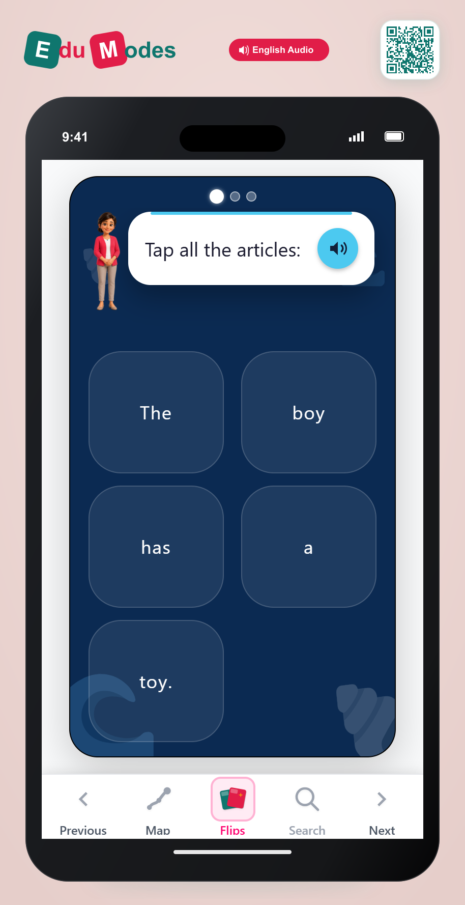 Identify articles - multiple in sentence - Interactive Learning Game Preview