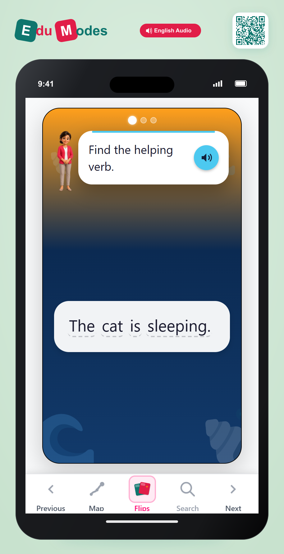 Find the Helping Verb in Sentences - Interactive Learning Game Preview