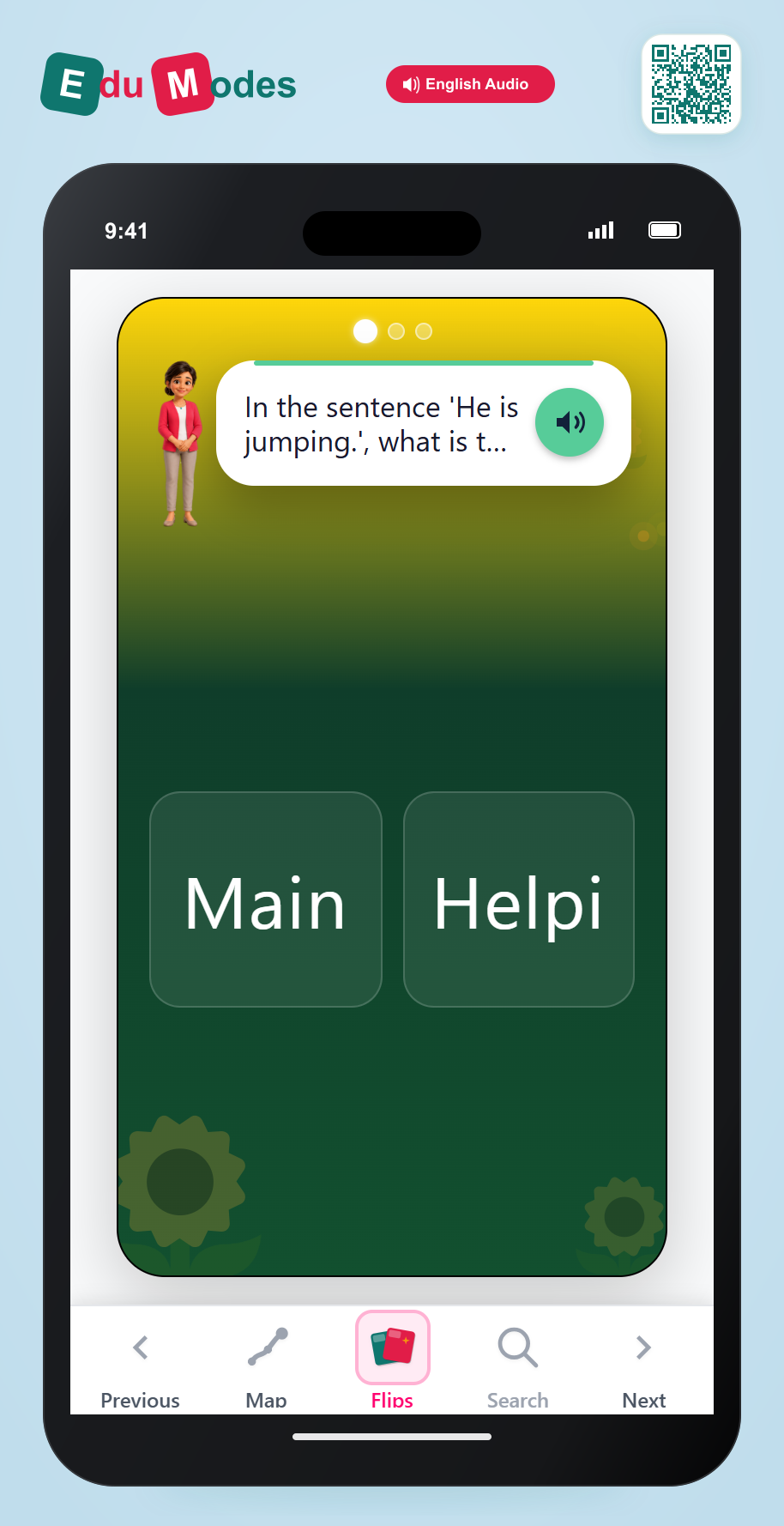 Classify the Highlighted Verb - Interactive Learning Game Preview