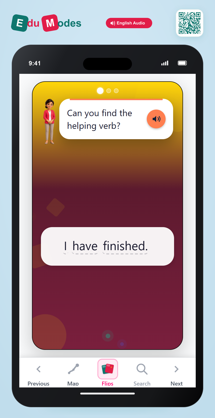 Find Helping Verbs - Perfect Tense - Interactive Learning Game Preview