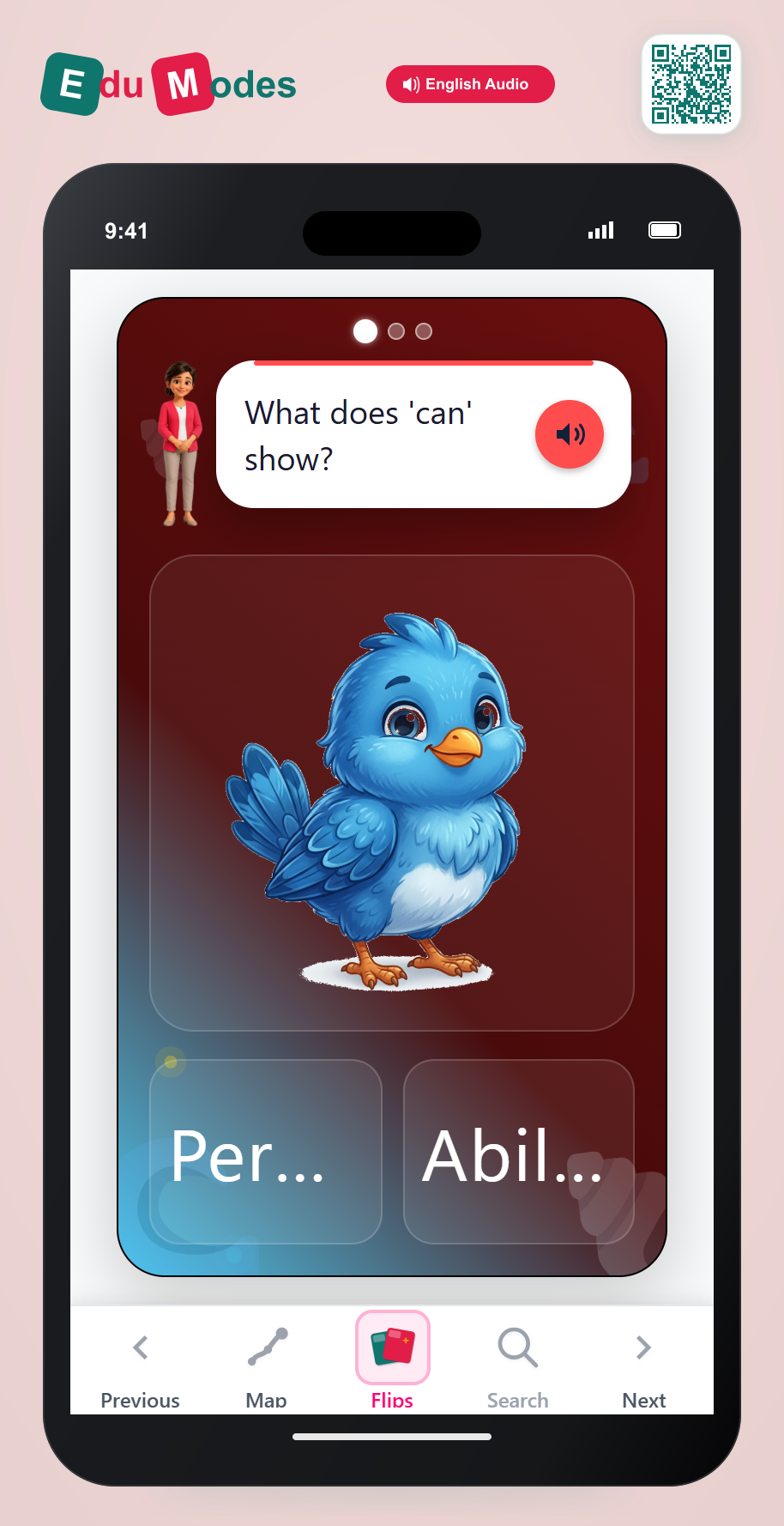 What does the modal verb show? - Ability - Interactive Learning Game Preview