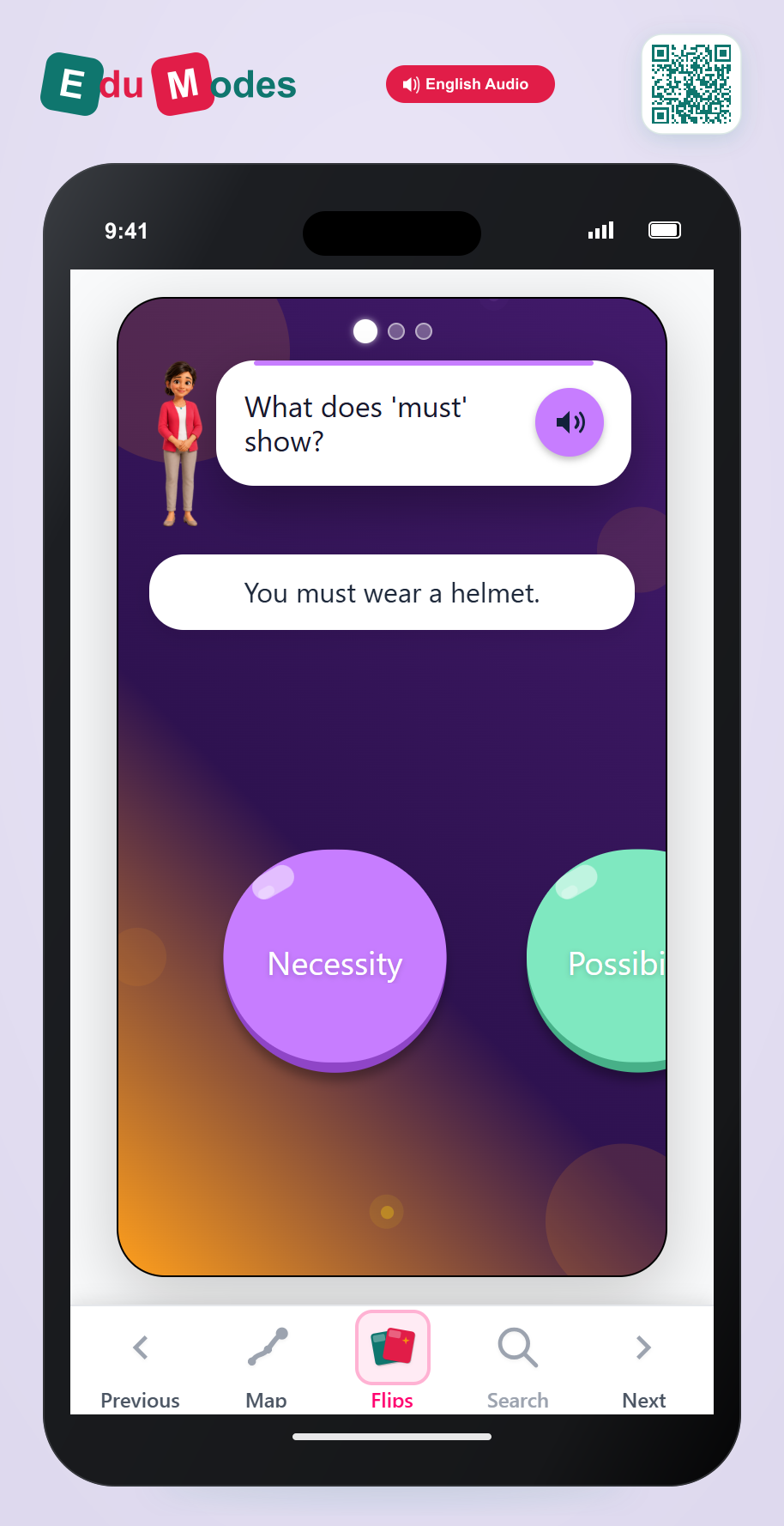 What does the modal verb show? - Necessity - Interactive Learning Game Preview
