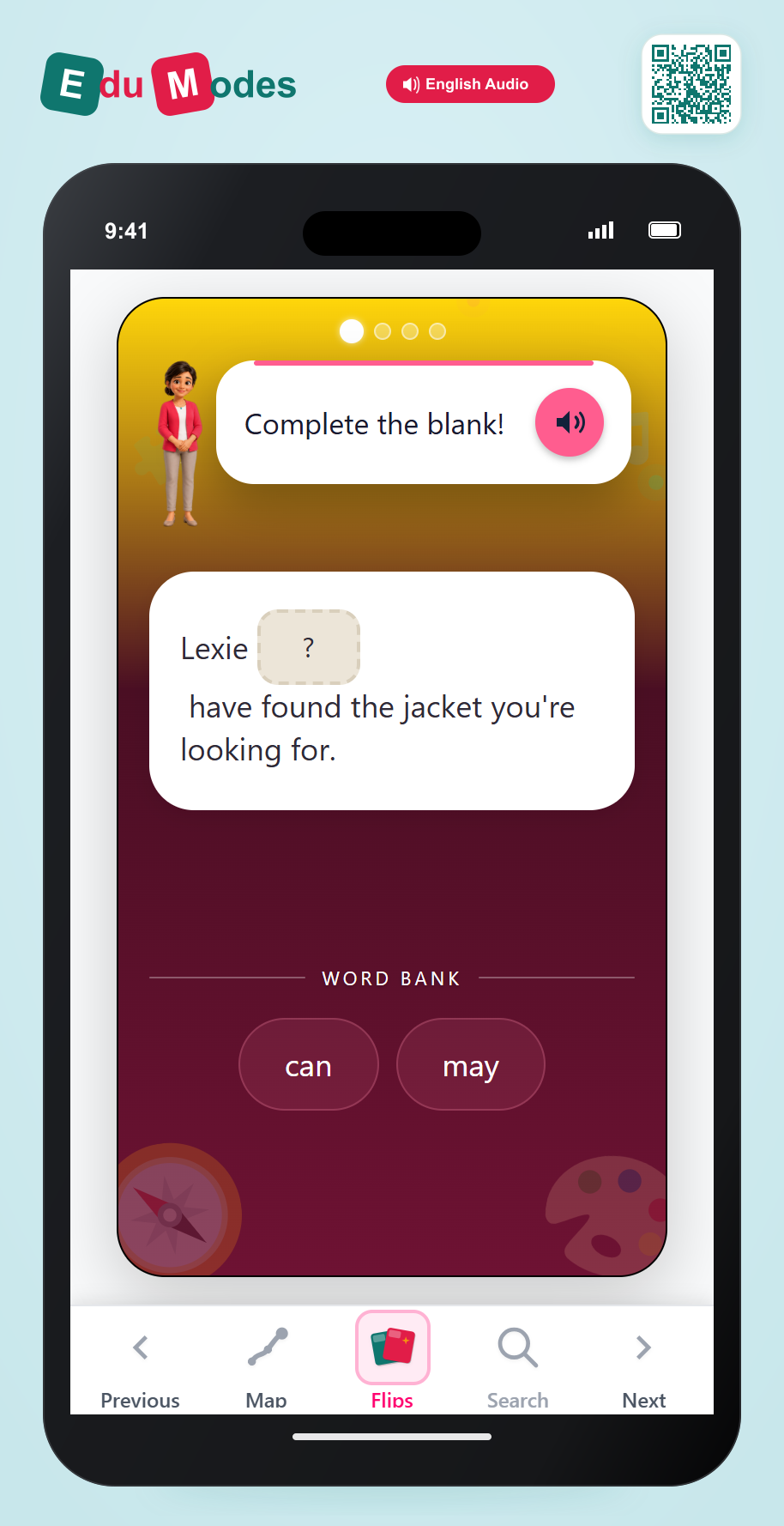 Use the correct modal verb - Review - Interactive Learning Game Preview