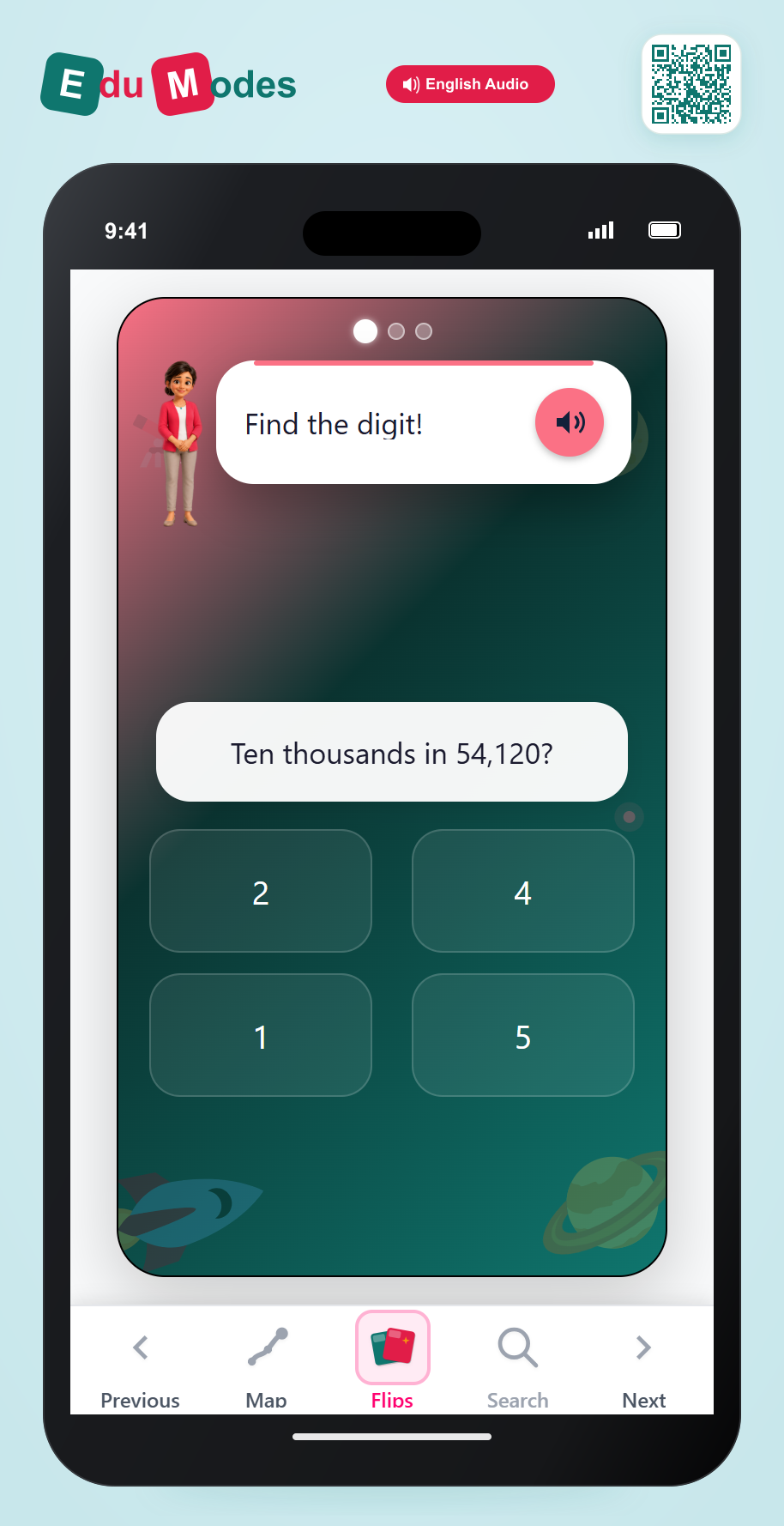 Identify the Ten Thousands Place - Interactive Learning Game Preview