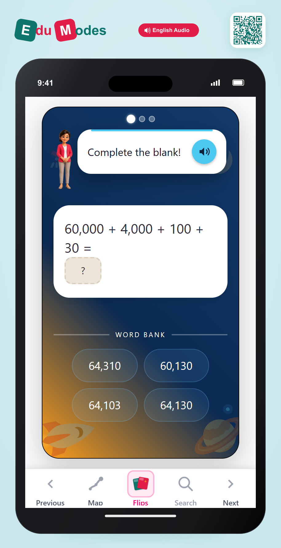Expanded Form to Standard Form (5-digit) - Interactive Learning Game Preview