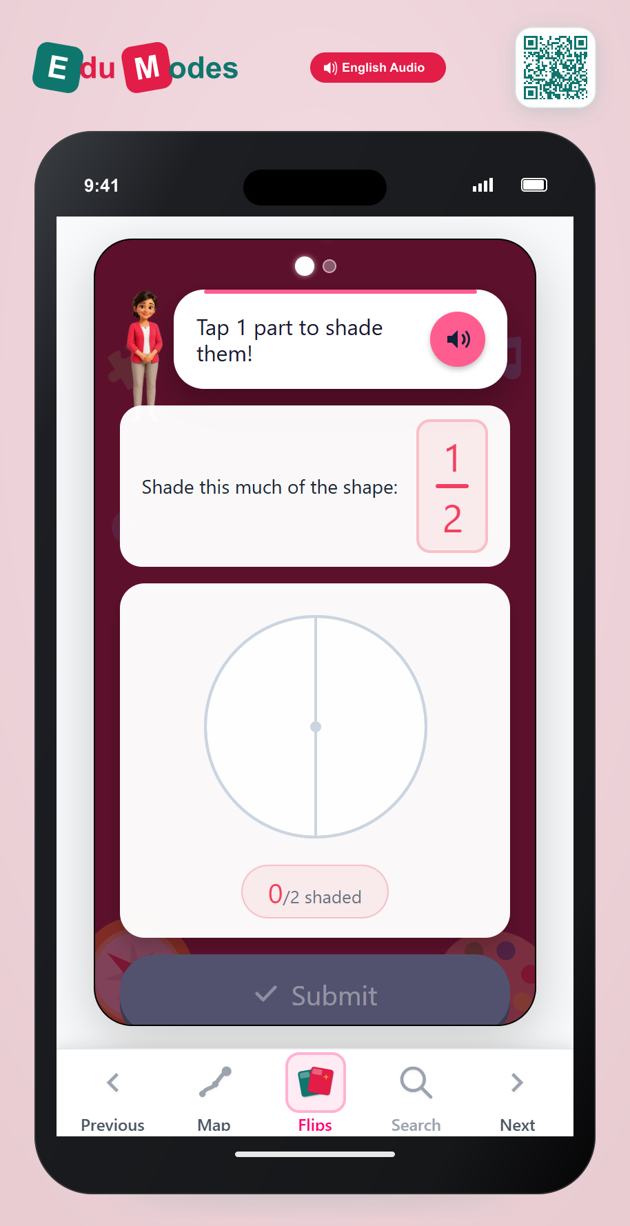 Half of a Shape - Interactive Learning Game Preview