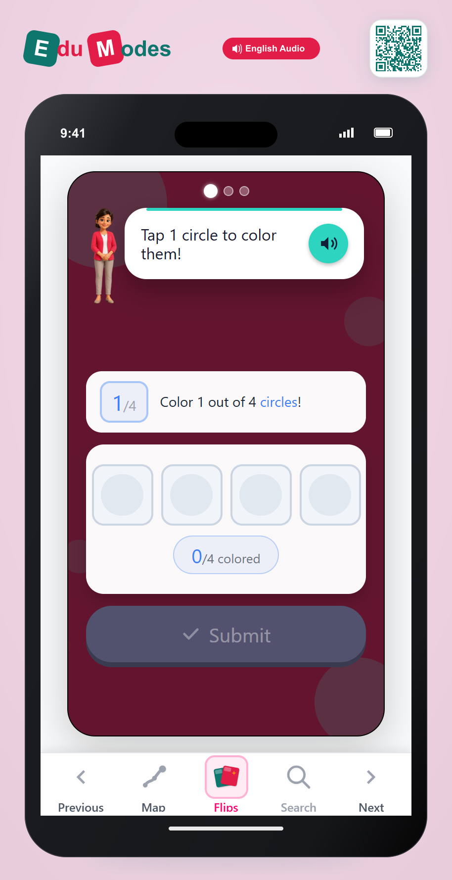 Quarter of a Collection - Interactive Learning Game Preview