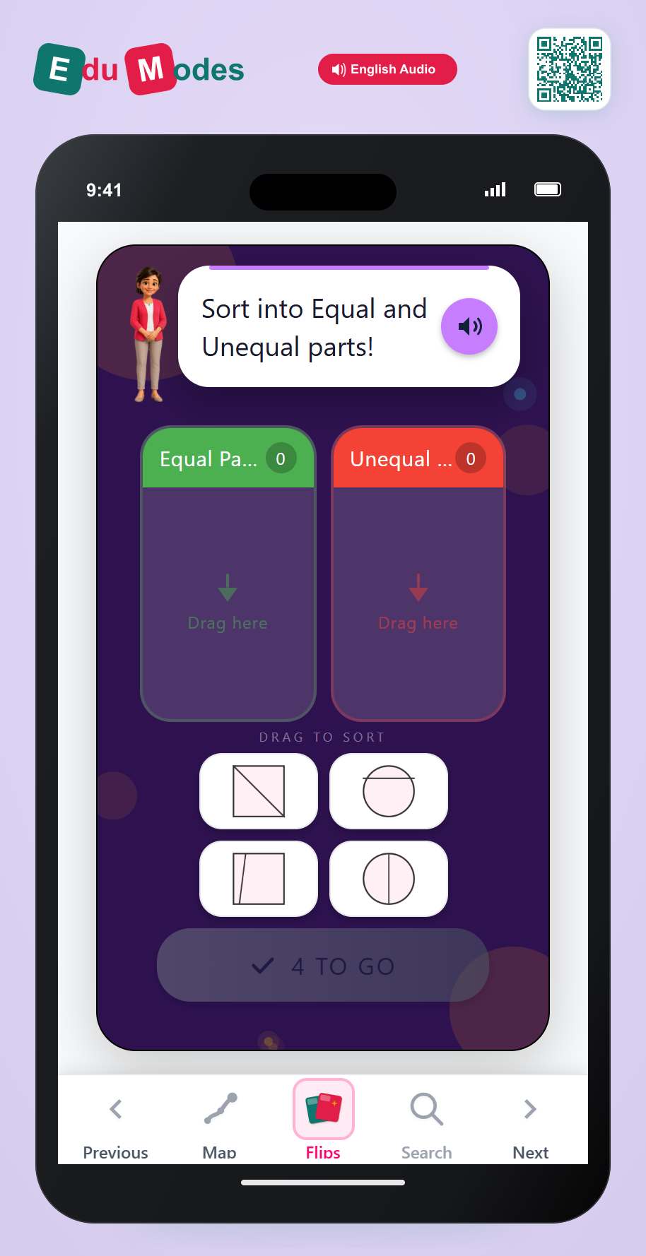 Sort the Halves - Interactive Learning Game Preview