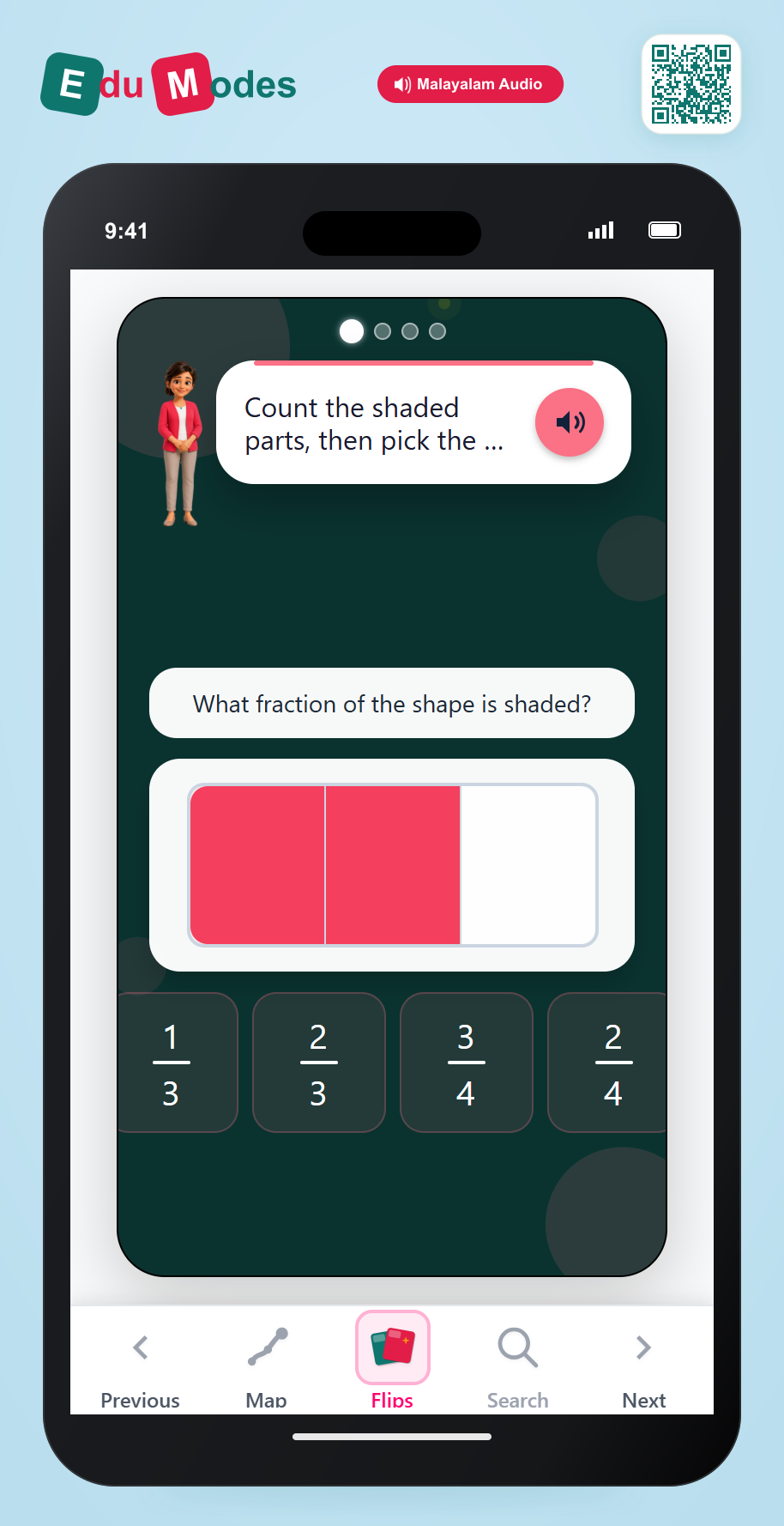 Mixed Shapes Review (Malayalam) - Interactive Learning Game Preview
