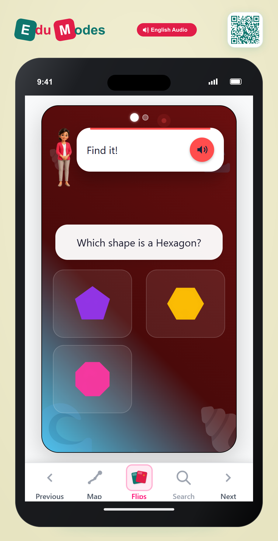 Identify Polygons - Interactive Learning Game Preview