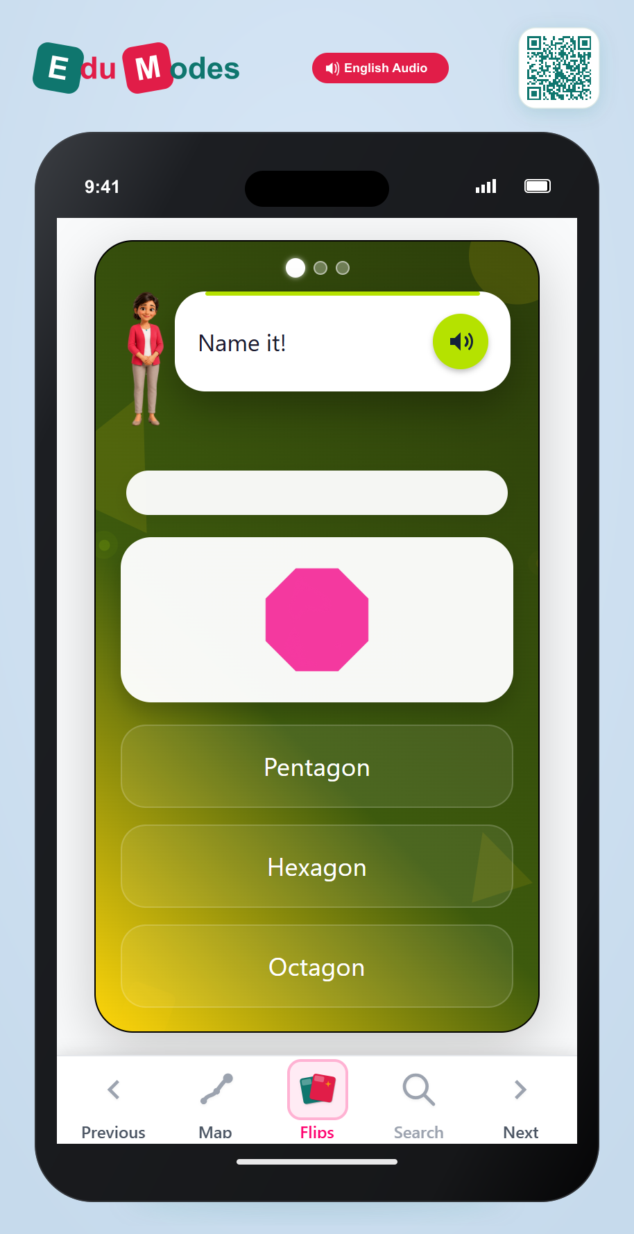 2D Shapes Review - Interactive Learning Game Preview
