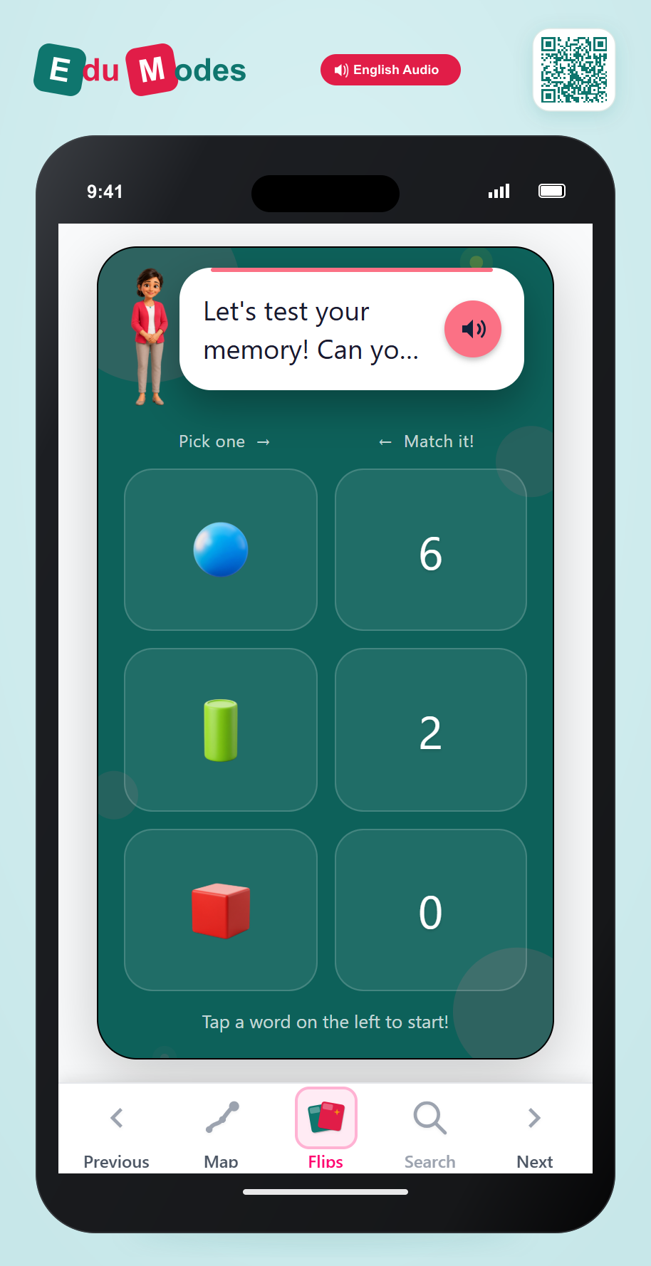Match faces to shape - Interactive Learning Game Preview
