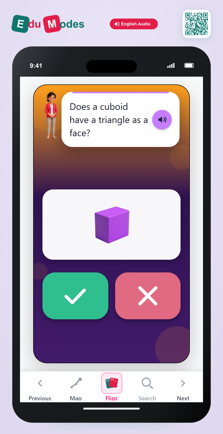 Rectangular Prism Faces - Interactive Learning Game Preview