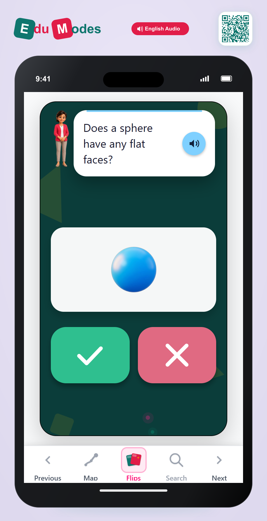 Sphere Faces True False - Interactive Learning Game Preview