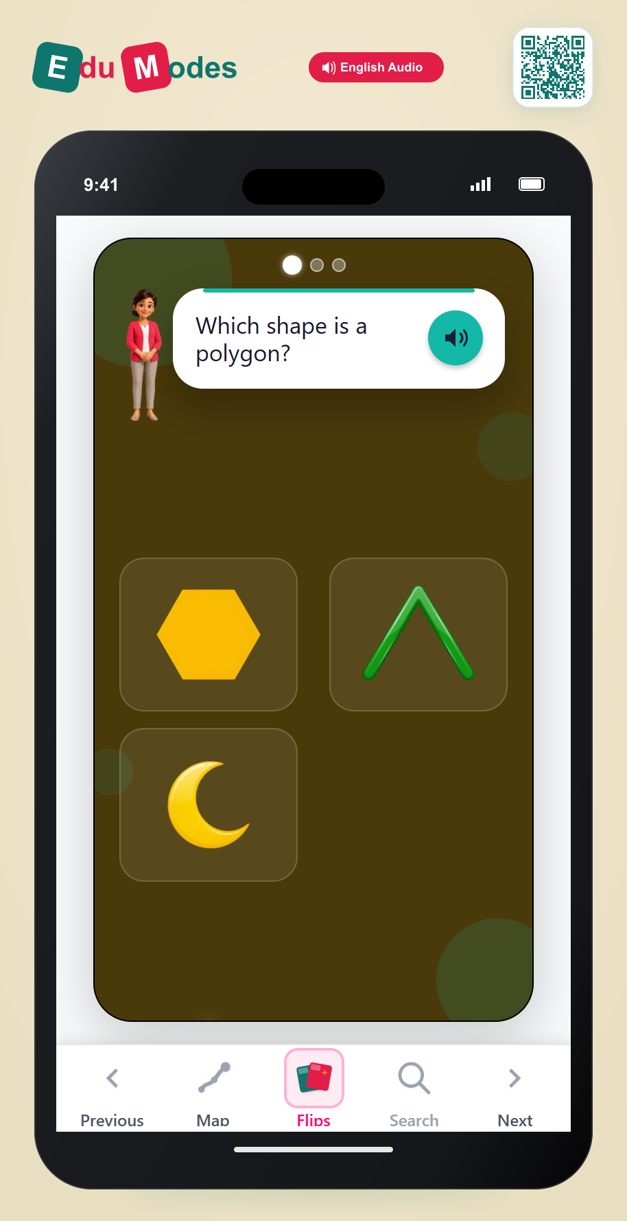 Which is a polygon? - Interactive Learning Game Preview