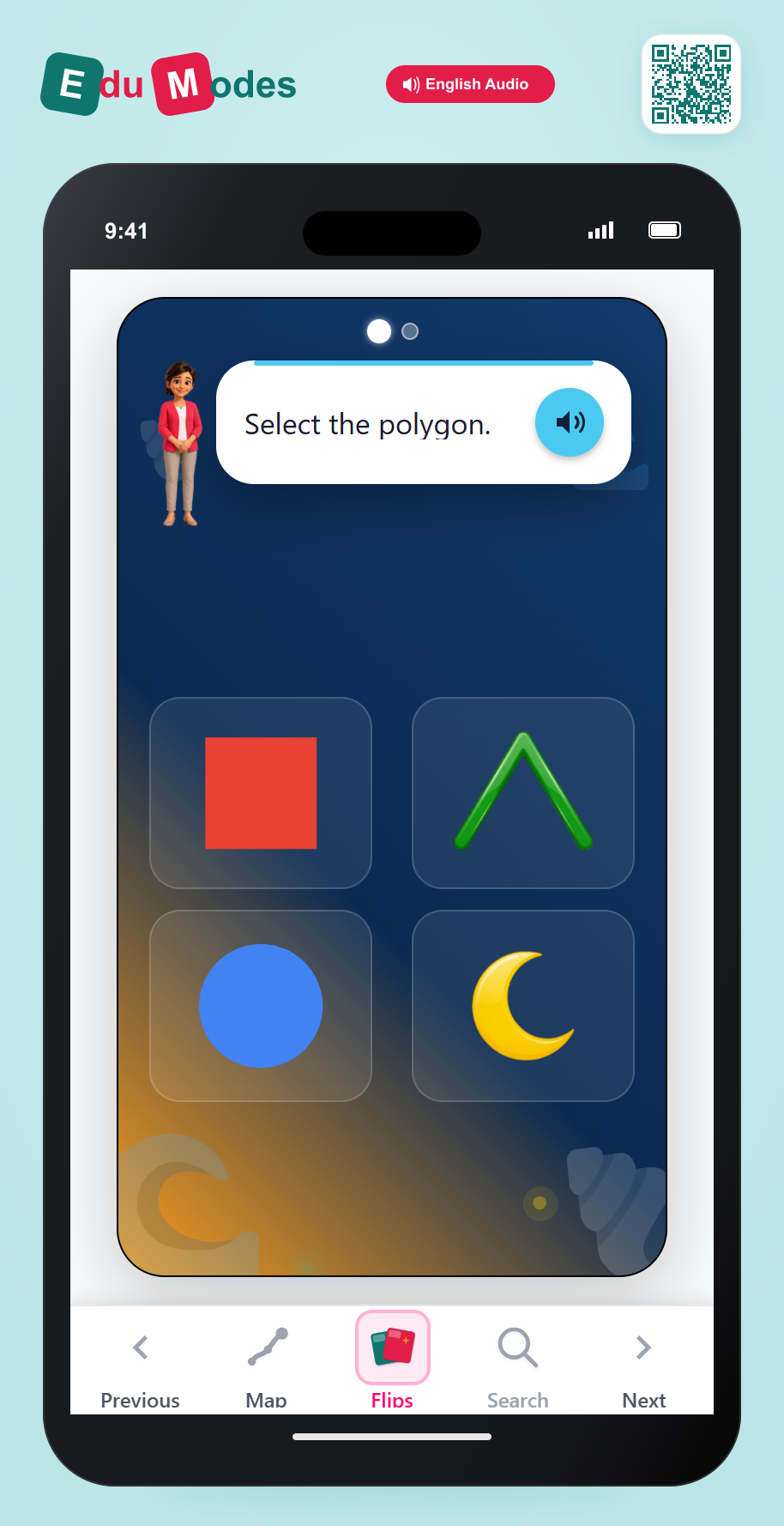 Select all polygons - Interactive Learning Game Preview