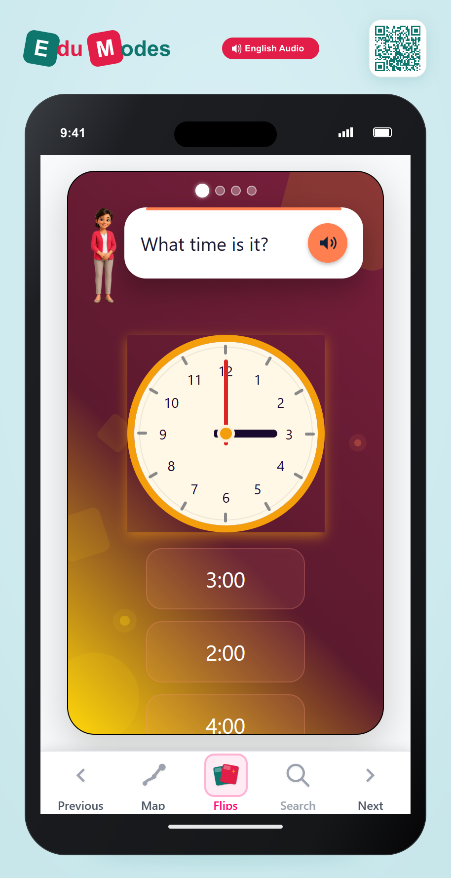 Read Clocks - Exact Hours - Interactive Learning Game Preview