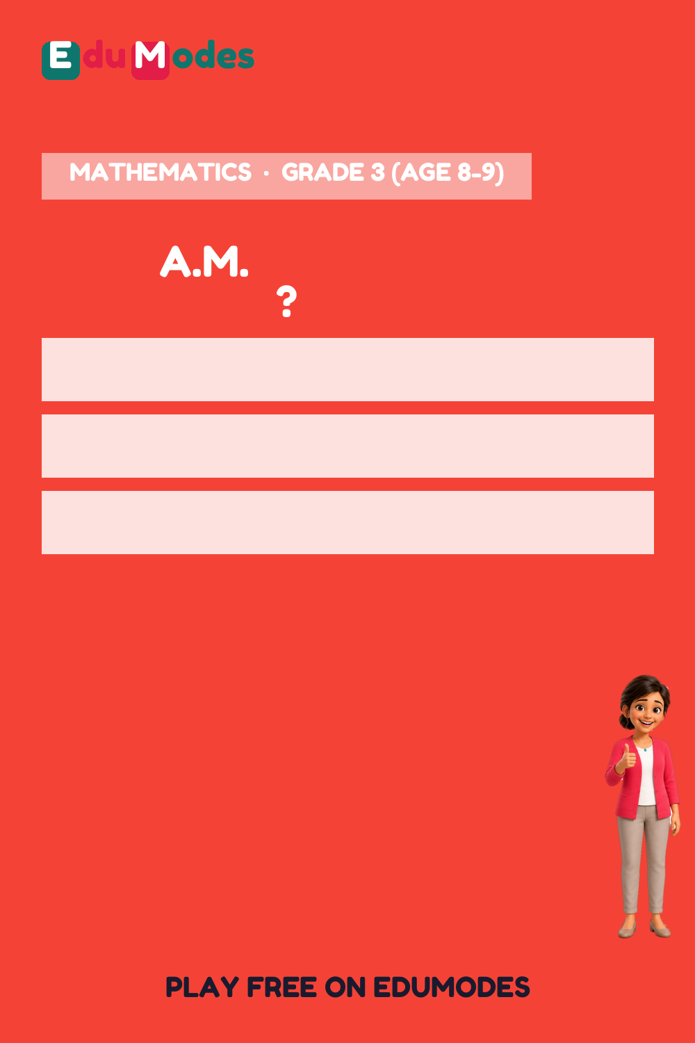 A.M. or P.M. - Review (Malayalam) - Interactive Learning Game Preview