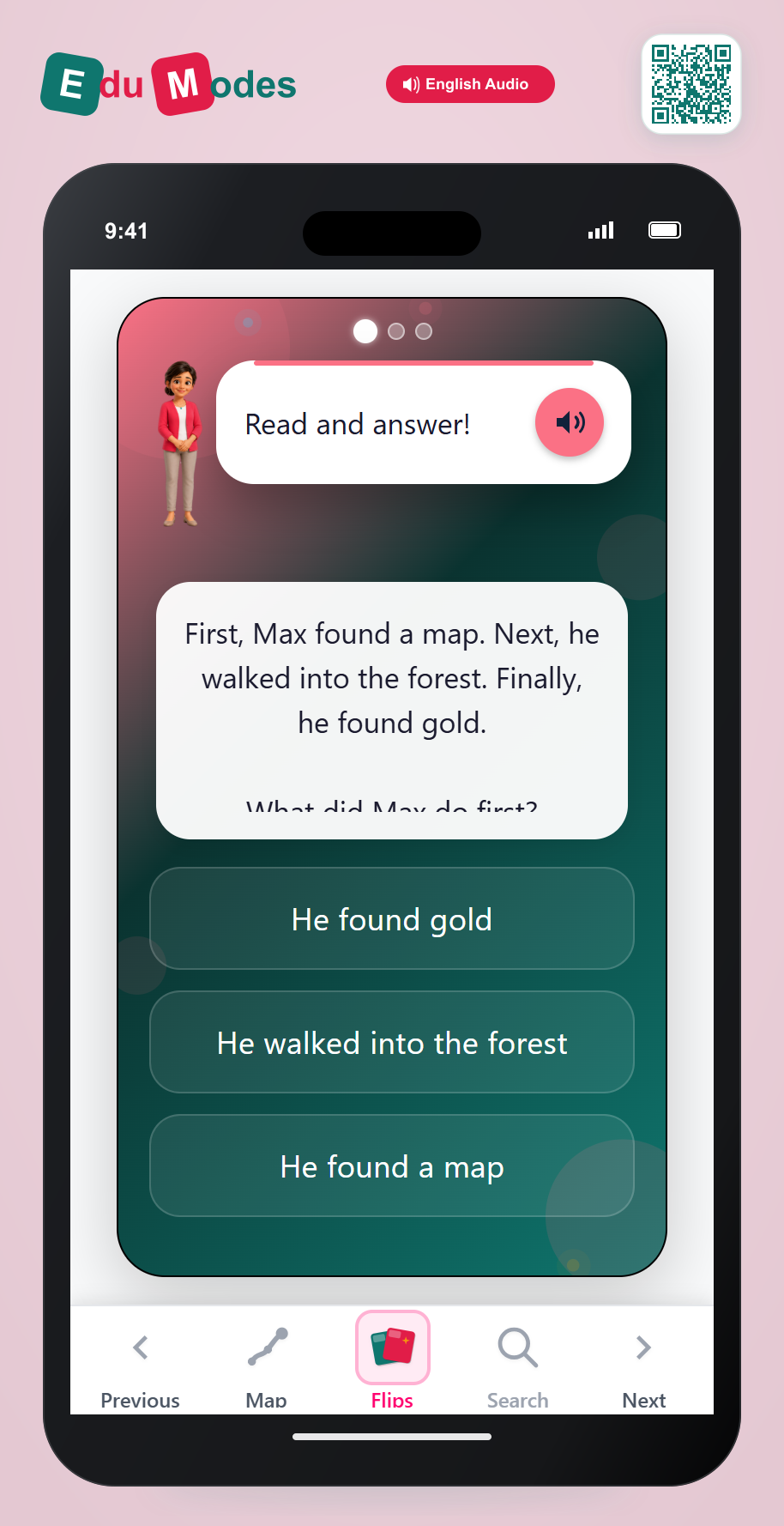 Sequence Words - Reading - Interactive Learning Game Preview