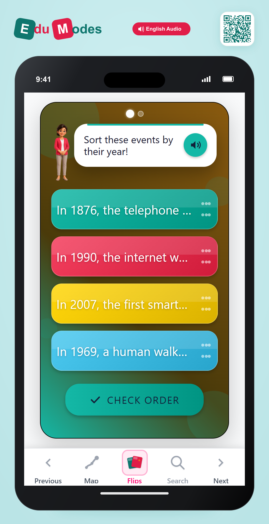 Timeline - Dates - Interactive Learning Game Preview