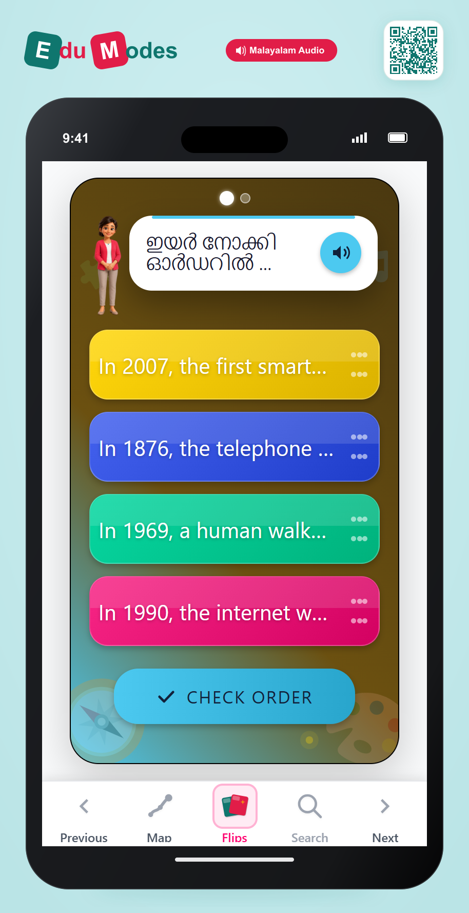 Timeline - Dates (Malayalam) - Interactive Learning Game Preview
