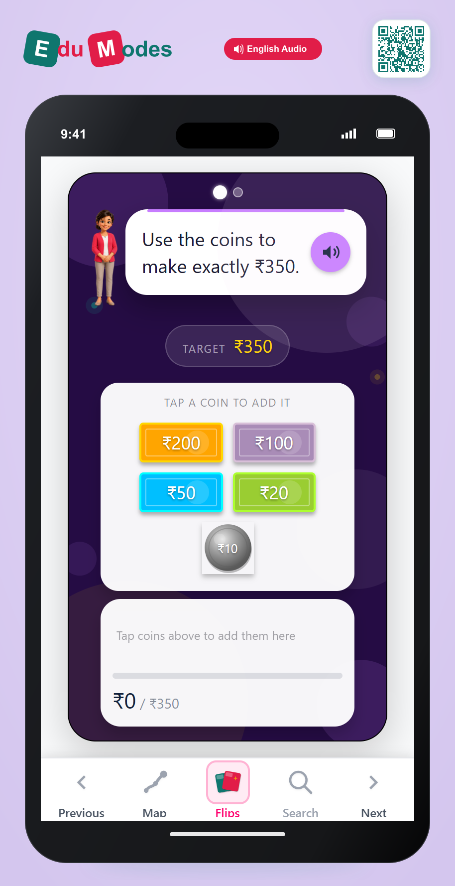 Build the Amount - Grade 3 - Interactive Learning Game Preview