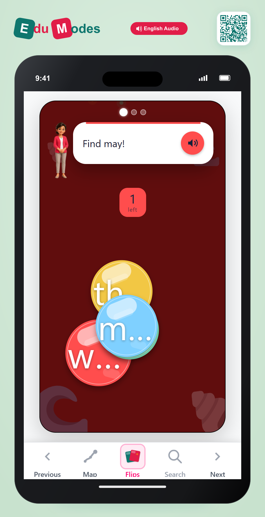 Sight words set 1: again, each, from, may, stop, than, when - Part 2 - Interactive Learning Game Preview