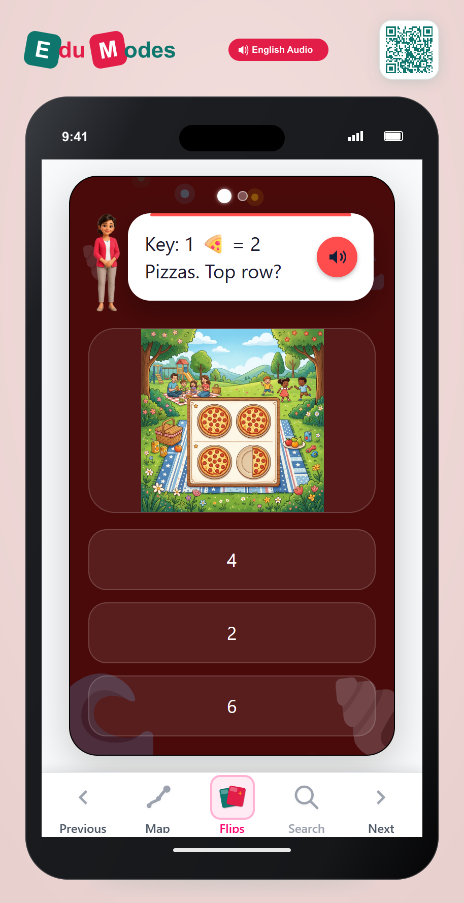 Interpret Pictographs - Half Symbols - Interactive Learning Game Preview