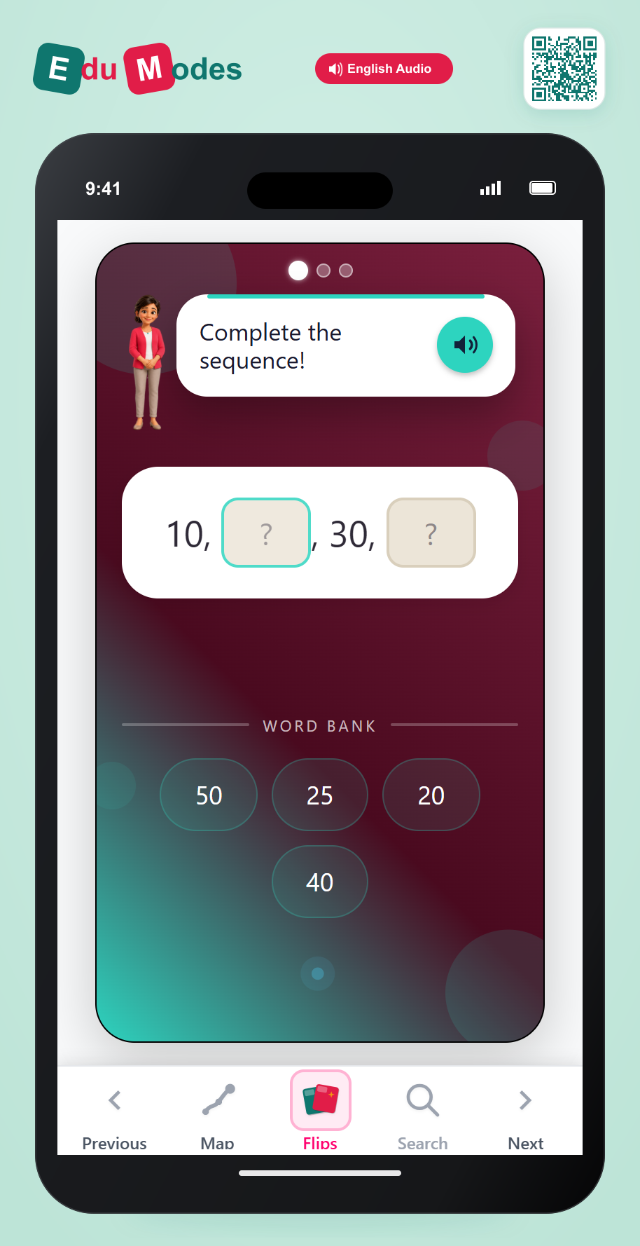 Skip-counting puzzles: Count by 10s - Interactive Learning Game Preview
