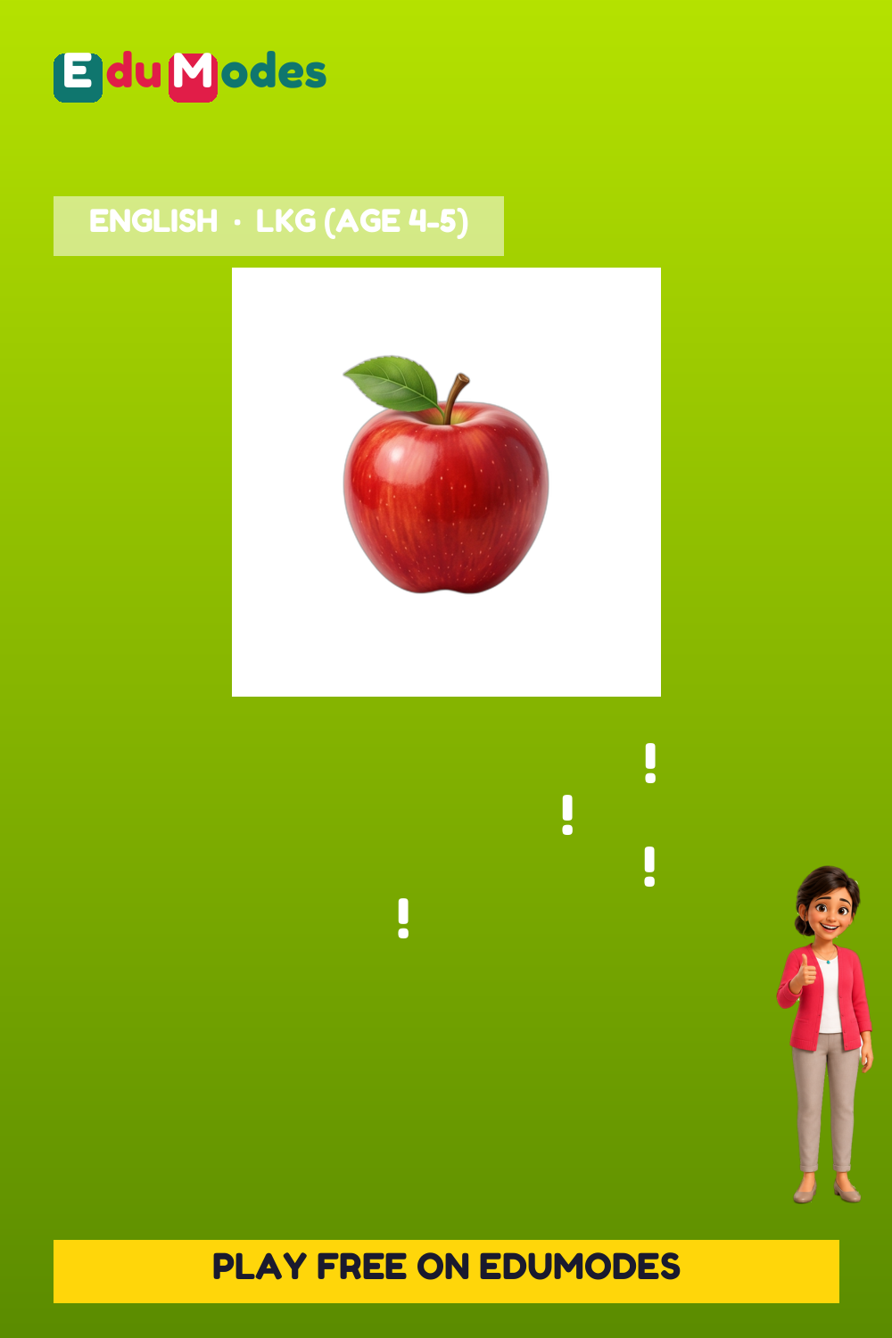 Trace the Letter A (Malayalam) - Interactive Learning Game Preview