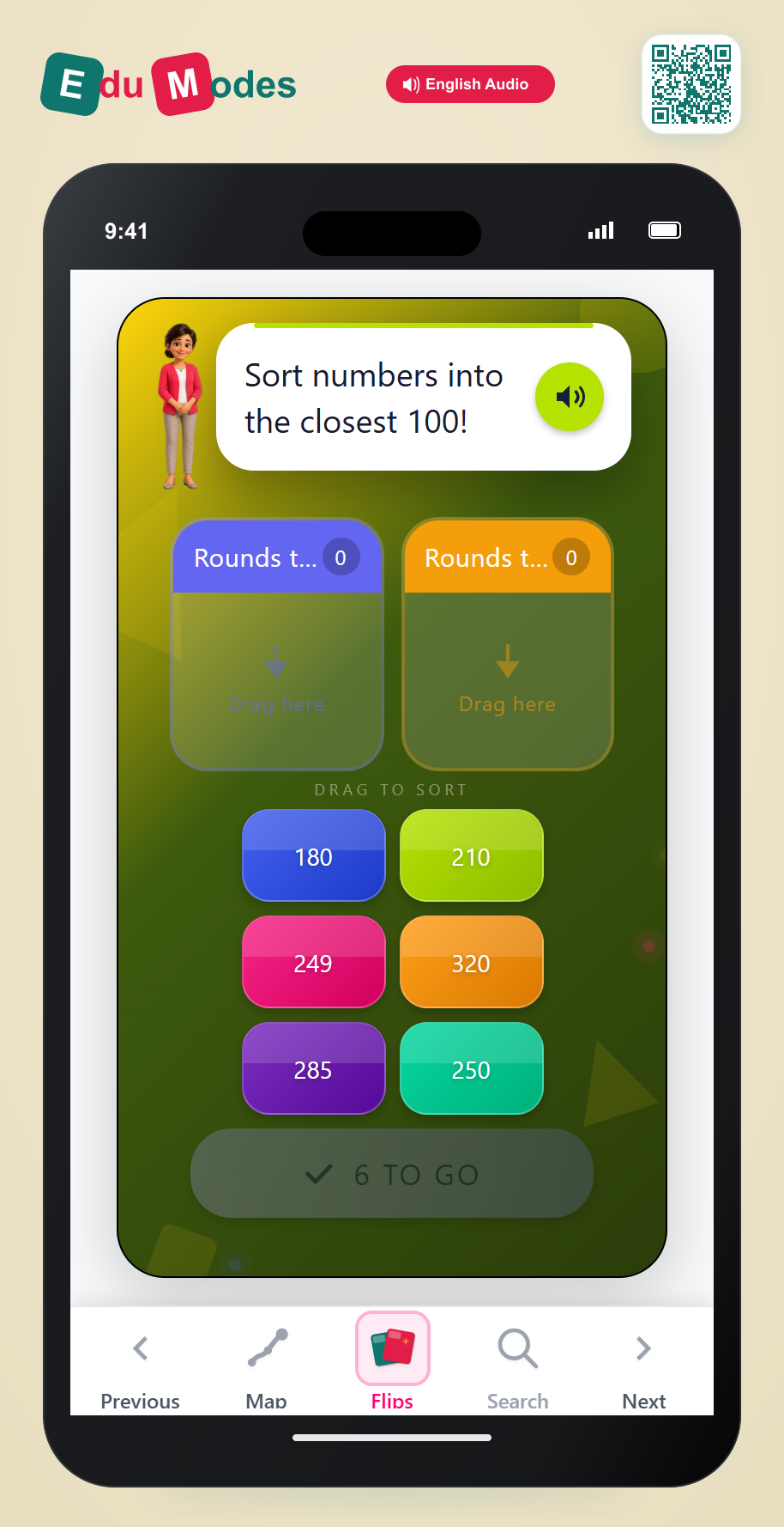 Rounding Numbers to 100 - Interactive Learning Game Preview