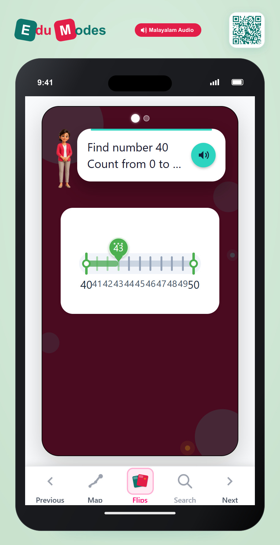 Rounding to Nearest 10 (Malayalam) - Interactive Learning Game Preview