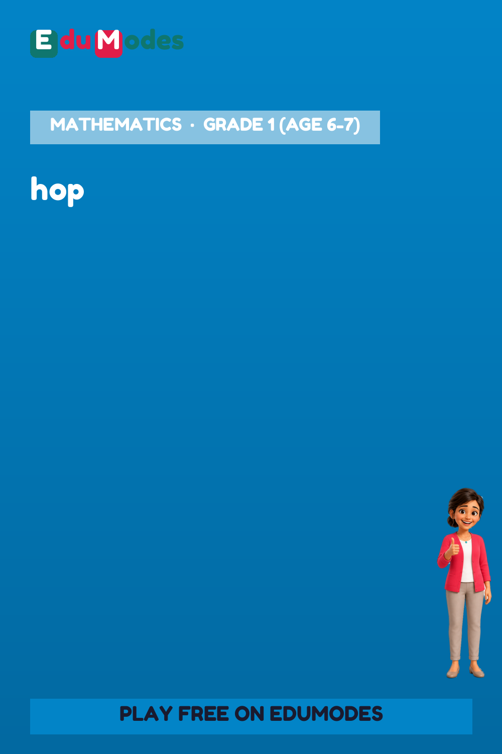 Counting Up by 3s and 5s Skip Counting Hops (Malayalam) - Interactive Learning Game Preview