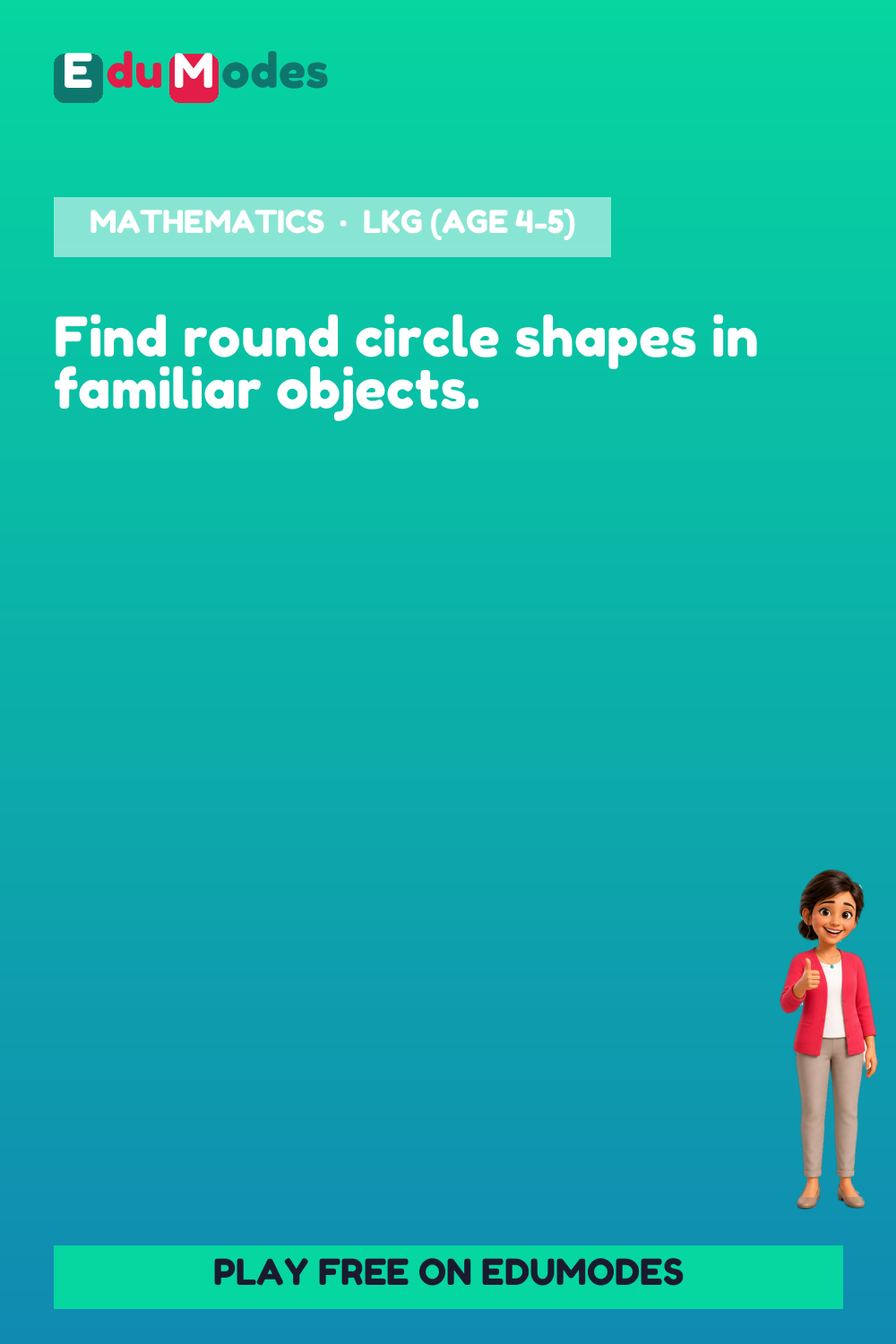 Round Shape Hunt (Malayalam) - Interactive Learning Game Preview