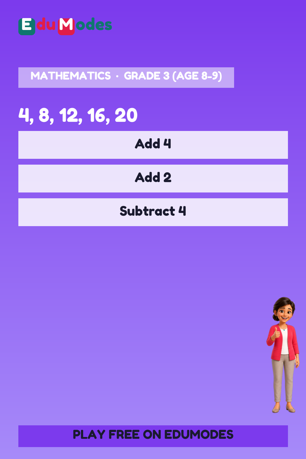 Identifying Sequence Rules - Rule Master - Interactive Learning Game Preview