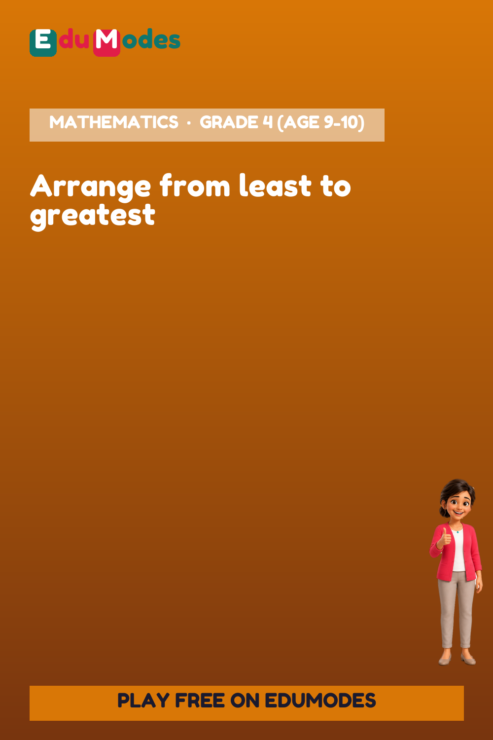 Order Five-Digit Numbers - Interactive Learning Game Preview