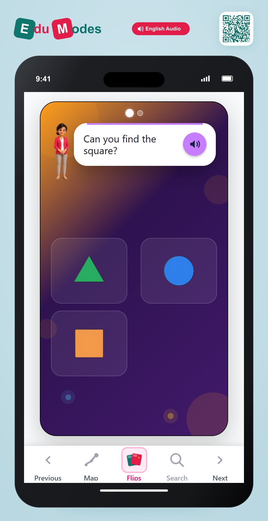 Find the Square - Interactive Learning Game Preview