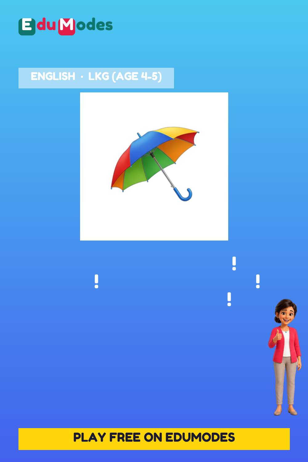 Trace the Letter U (Malayalam) - Interactive Learning Game Preview