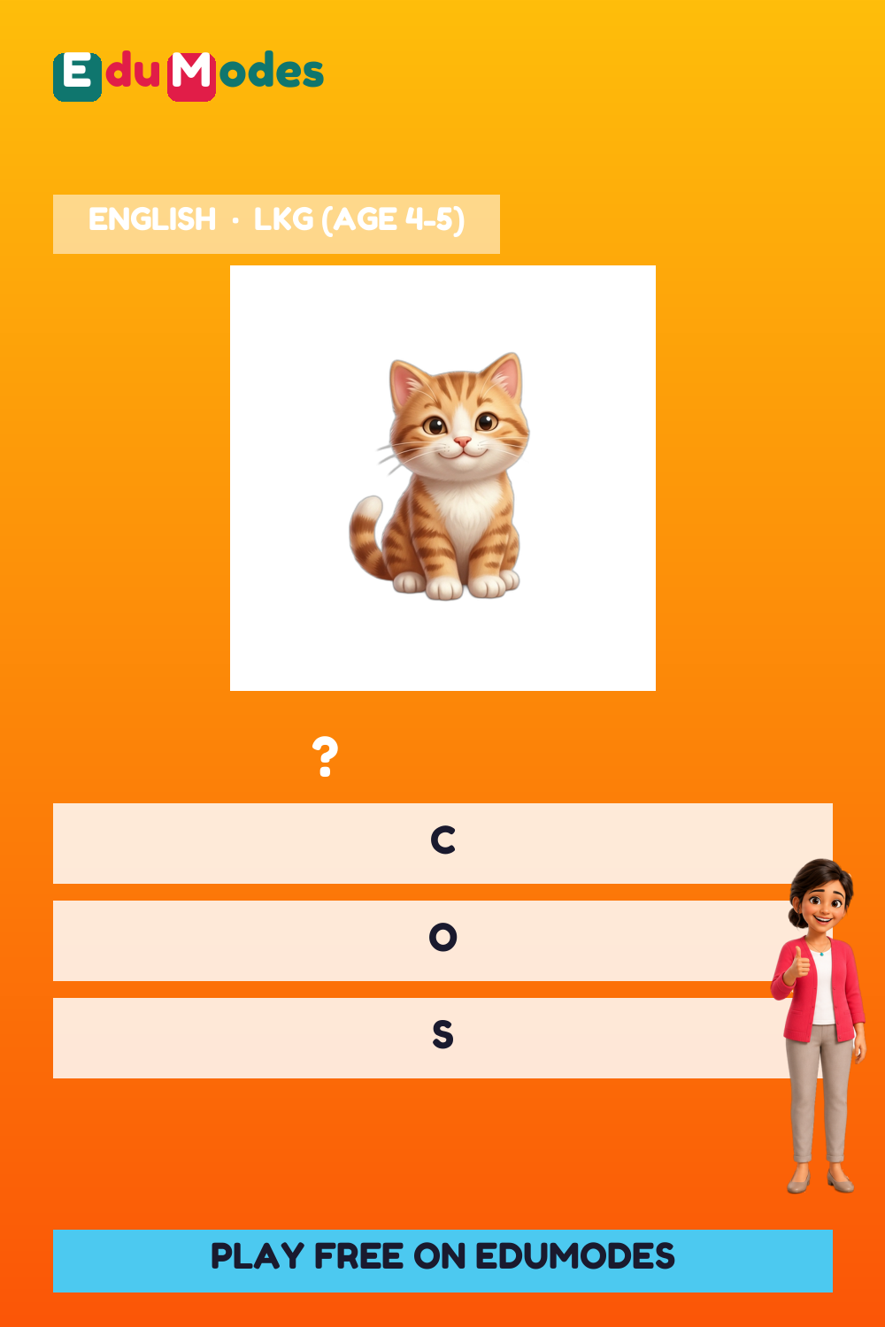 Review: Letters C, O, S, U (Malayalam) - Interactive Learning Game Preview