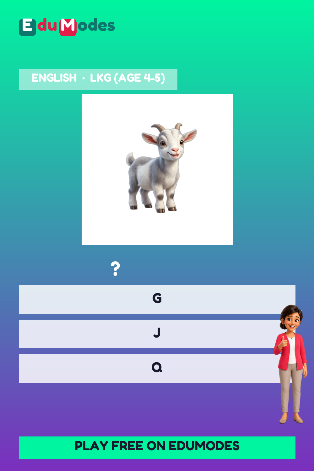 Review: Letters G, J, Q (Malayalam) - Interactive Learning Game Preview