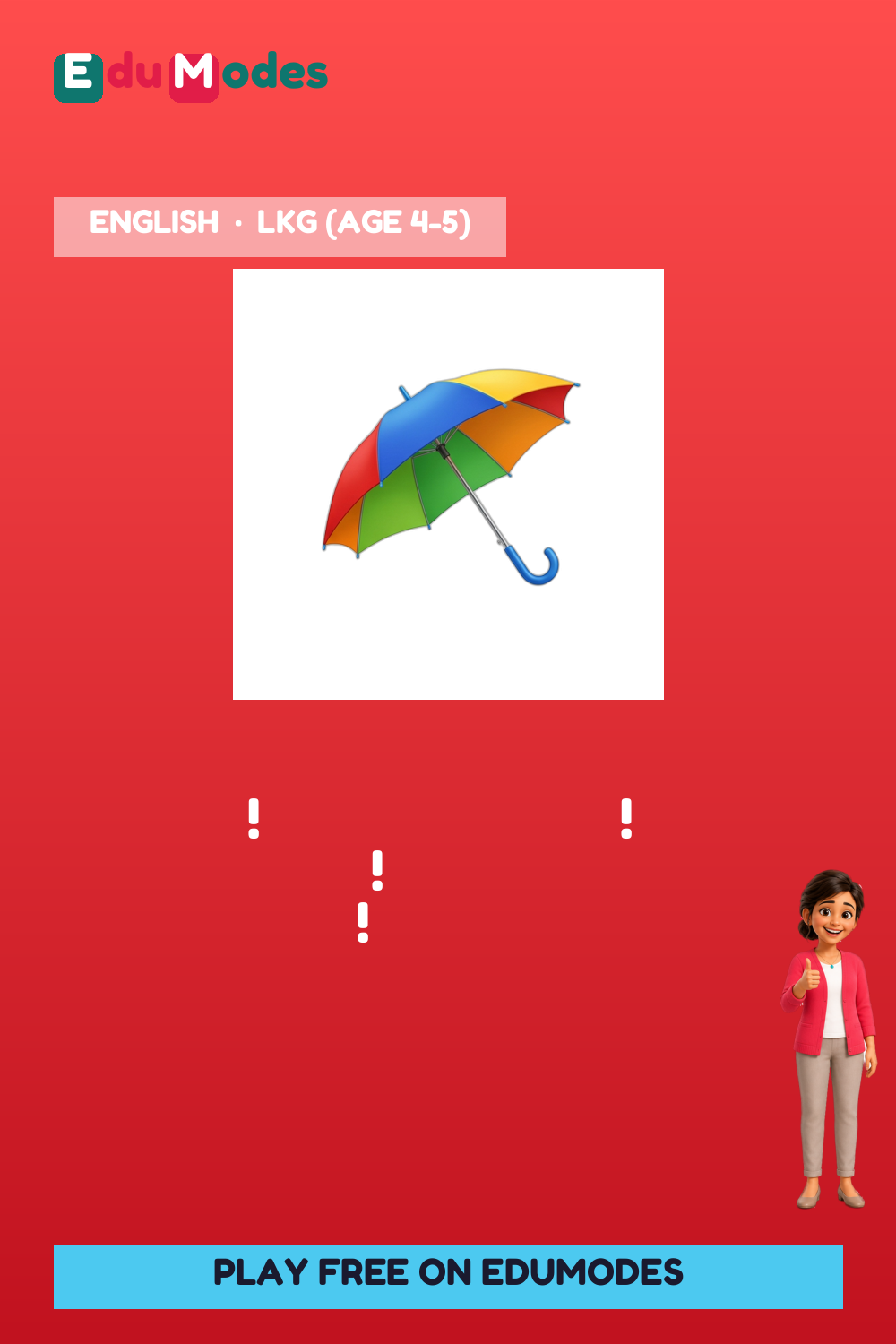 Trace the Letter U Again (Malayalam) - Interactive Learning Game Preview