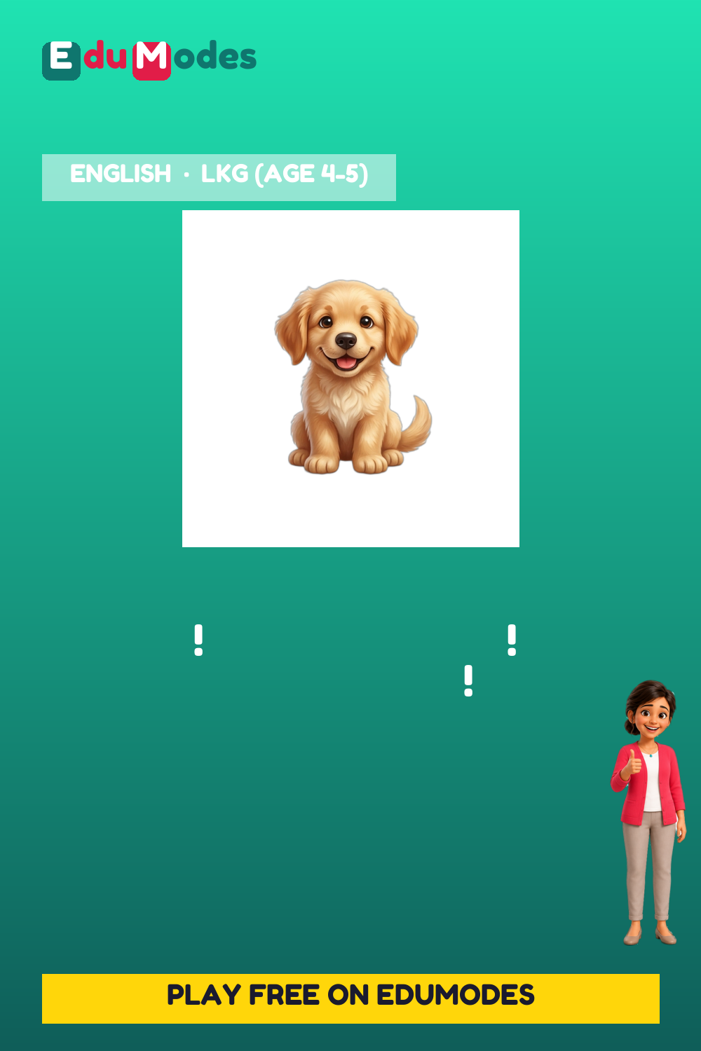 Trace the Letter D Again (Malayalam) - Interactive Learning Game Preview