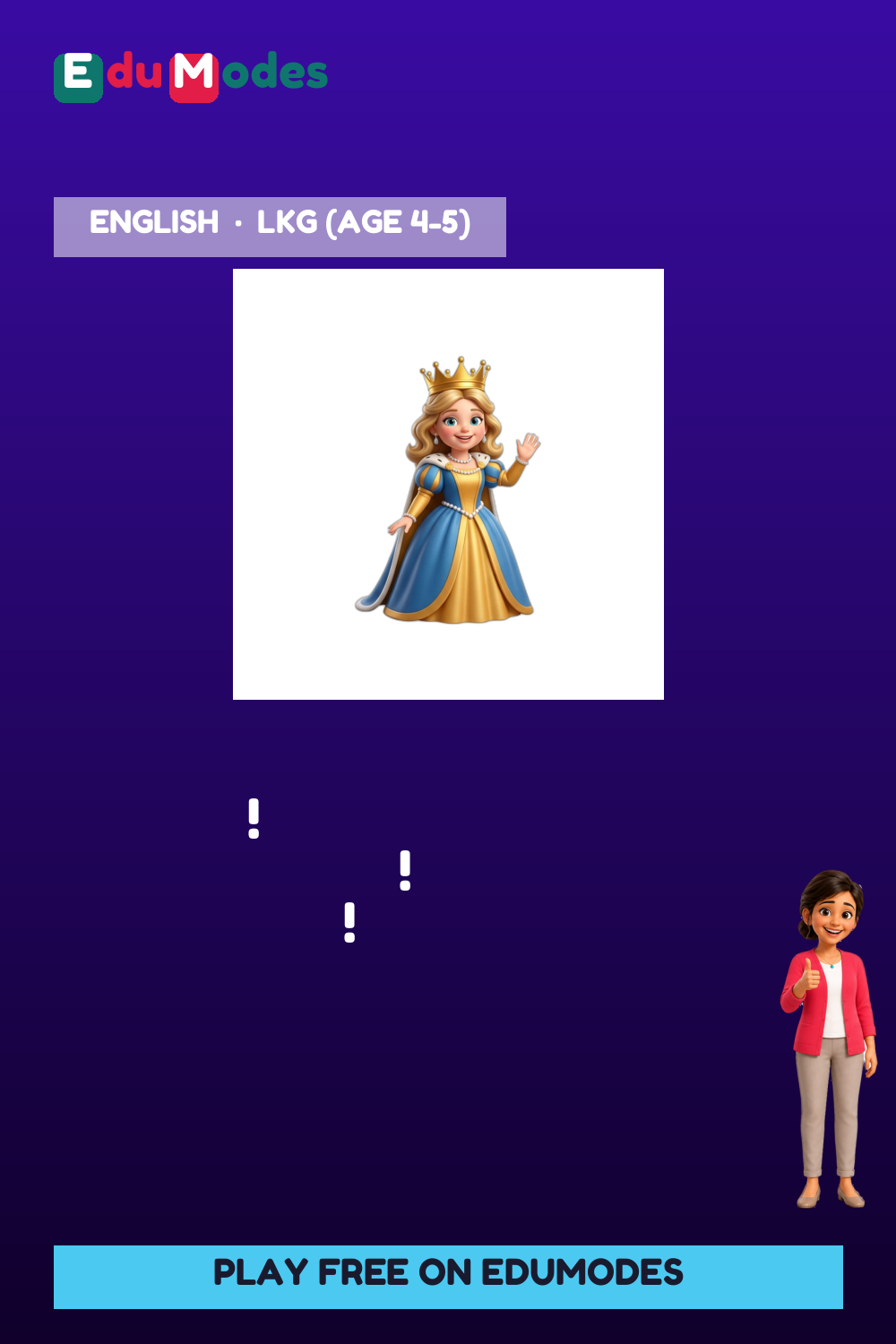 Trace the Letter Q Again (Malayalam) - Interactive Learning Game Preview