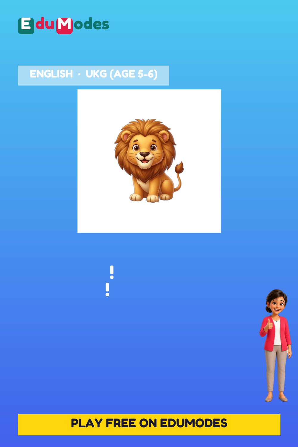 Trace the Small Letter l (Malayalam) - Interactive Learning Game Preview
