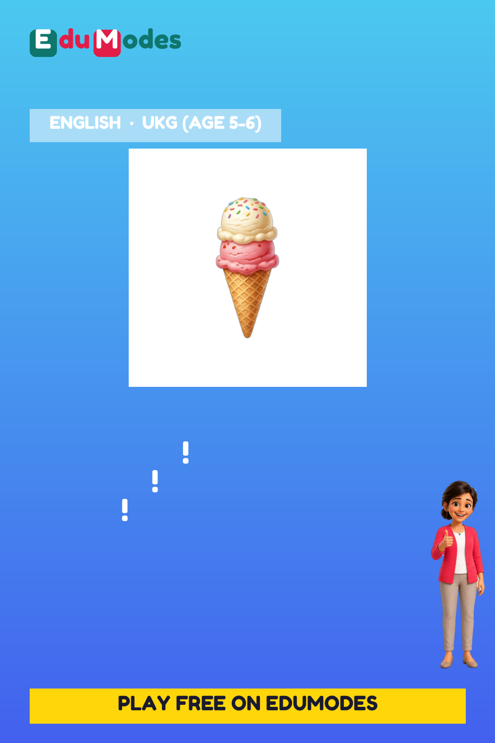 Trace the Small Letter i (Malayalam) - Interactive Learning Game Preview