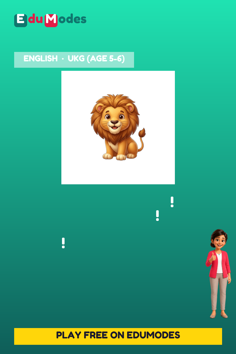 Trace the Small Letter l Again (Malayalam) - Interactive Learning Game Preview